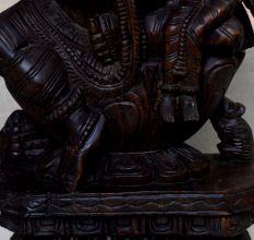 Handcrafted Wooden Lord Ganesha Idol
