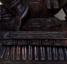 Handcrafted Wooden Lord Ganesha Idol