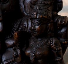 Handcrafted Wooden Lord Ganesha Idol