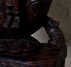 Handcrafted Wooden Lord Ganesha Idol