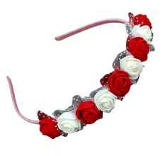 Red Rose Baby Hair Band