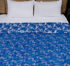 Blue Blossom Cotton Quilt