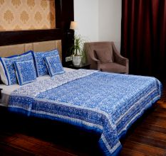 Blue Heritage Reversible Quilt