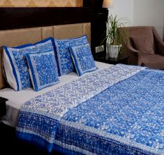 Blue Heritage Reversible Quilt