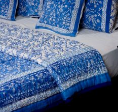 Blue Heritage Reversible Quilt