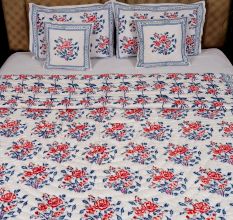 Classic Jaipuri Floral Quilt