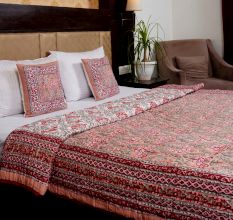 Rosewood Jaipuri Cotton Quilt