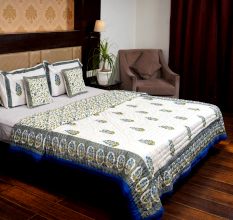 Royal Leaf Jaipuri Quilt