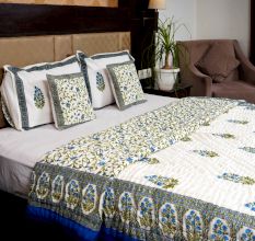 Royal Leaf Jaipuri Quilt