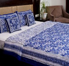 Blue Harmony Cotton Quilt