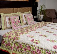 Rose Garden Jaipuri Quilt