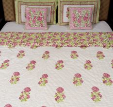 Rose Garden Jaipuri Quilt