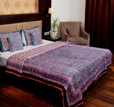 Pink Indigo Heritage Quilt