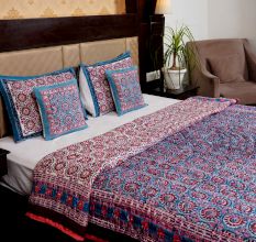 Pink Indigo Heritage Quilt