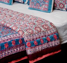 Pink Indigo Heritage Quilt