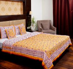 Sunlit Blossom Cotton Quilt