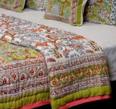 Green Meadow Reversible Quilt