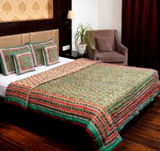 Green Harmony Reversible Quilt