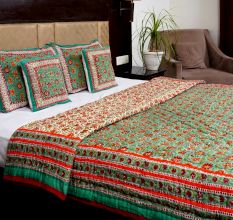 Green Harmony Reversible Quilt