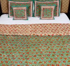 Green Harmony Reversible Quilt
