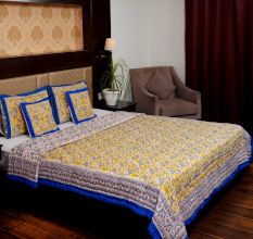 Royal Marigold Cotton Quilt