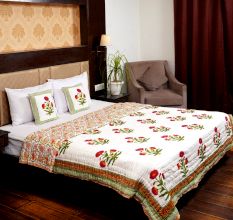 Royal Tulip Cotton Quilt