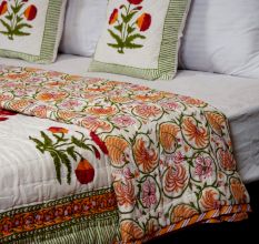 Royal Tulip Cotton Quilt