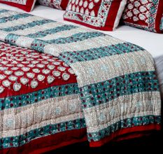 Royal Ajrakh Jaipuri Quilt