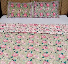 Rose Meadow Jaipuri Quilt