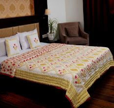 Sunshine Petal Jaipuri Quilt