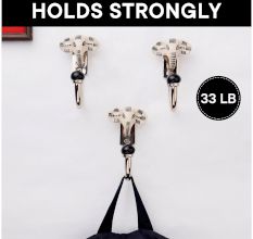 Handmade Ceramic Zinc Cream Black Elephant Wall Hooks- 3 Pieces