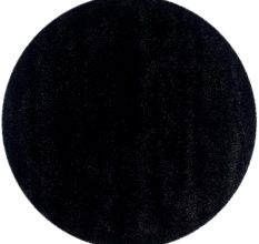 Modern Black Shaggy Hall Rug