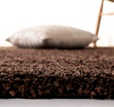 Modern Brown Shaggy Hall Carpet