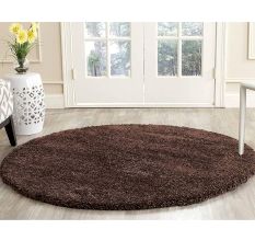 Modern Brown Shaggy Hall Carpet