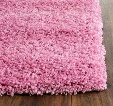 Baby Pink Handwoven Home Carpet