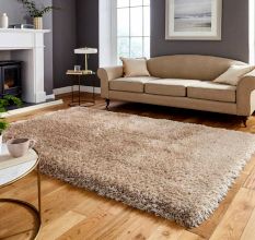 Handcrafted Beige Hall Rug
