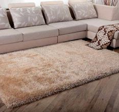 Handcrafted Beige Hall Rug