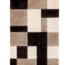 Vintage Beige Handwoven Bedroom Mat