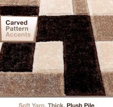 Vintage Beige Handwoven Bedroom Mat