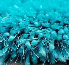 Artisan Blue Plush Bedroom Carpet
