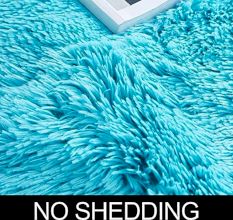 Artisan Blue Plush Bedroom Carpet