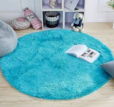 Artisan Blue Plush Bedroom Carpet