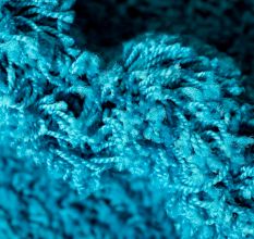 Artisan Blue Plush Bedroom Carpet