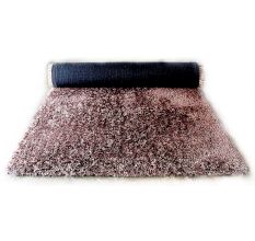 Modern Brown Shaggy Living Mat