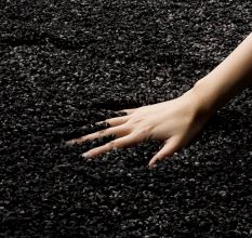 Luxury Charcoal Shaggy Hall Carpet