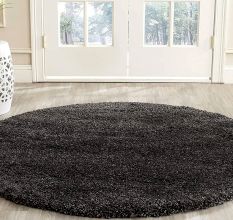 Luxury Charcoal Shaggy Hall Carpet