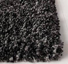 Luxury Charcoal Shaggy Hall Carpet