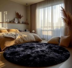 Cozy Shaggy Bedroom Rug