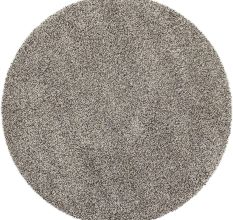 Bold Grey Plush Living Rug