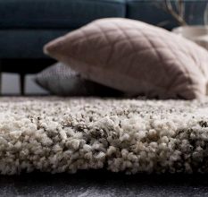 Classic Grey Shaggy Hall Rug